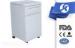 Movable White Steel Hospital Room Furniture Medical Office Cabinets With Casters