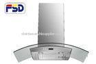 Island Mount European Range Hood 600cfm tempered Singel motor