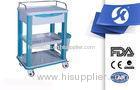 Movable Medical Equipment Trolley / Clinical Trolley With Four Columns