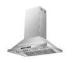 6" etl 860 cfm Island range hood wall mounted with dimmable lights