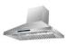Stainless steel Commercial Range Hood 42 inch 1680cfm round corner