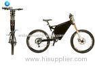 Black / White Motorized MTB Specialized Electric Mountain Bike 3000w For Ladies / Mens