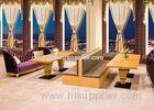 Luxurious Upscale Upholstered Restaurant Furniture Booths / Waiting Benches
