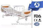 2 Cranks ABS Treatment Manual Hospital Bed With Turning Table And Shoes Holder