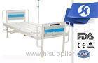 Perforated Steel Flat Patient Hospital Bed With Telescopic SS IV Pole