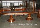 Custom Luxury Dining Room Furniture Sets 180cm Wood Rectangular Dining Table