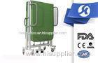 Folding Flat Lift Metal Manual Hospital Bed With 6cm Thiness Mattress