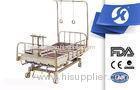 Stainless Steel Hospital Orthopedic Traction Manual Hospital Bed three Crank Two Functions