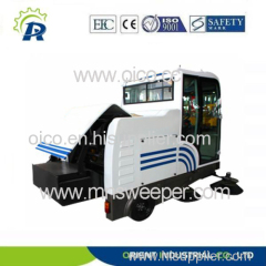 Dust cleaner vehicle self discharge electric industrial sweeper