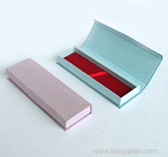 exquisite offset printing packaging pen box with nice metal decoration