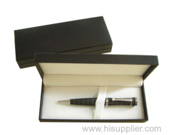 exquisite offset printing packaging pen box with nice metal decoration