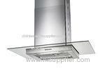 Square glass European island range hood 36 inch Singel motor