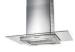 Square glass European island range hood 36 inch Singel motor