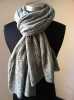 Women's Winter Pick Holes Grey Scarves