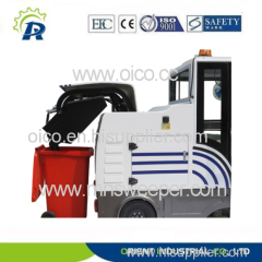Heavy load self discharge electric industrial sweeper