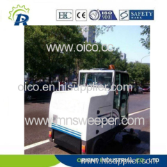 Heavy load self discharge electric industrial sweeper