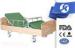 Medical Room Equipment Wooden Homecare Manual Hospital Bed With Double Crank