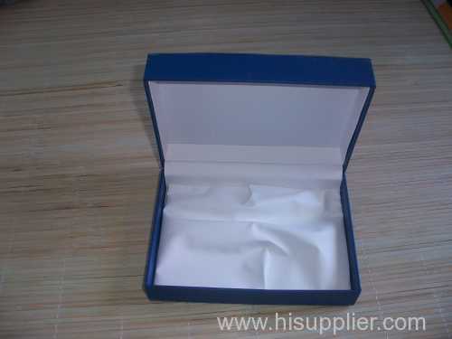 High grade PU Pen packaging box with good Leather lining for promotion