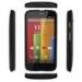 PC Slim Carbon Fibre Back Motorola Moto G Cell Phone Case Black