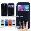 Anti - scratch Smart Leather Samsung Cell Phone Galaxy S5 Flip Cases Battery Cover