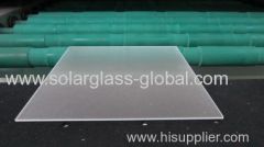 3.2mm Low iron ultra white self cleaning solar glass