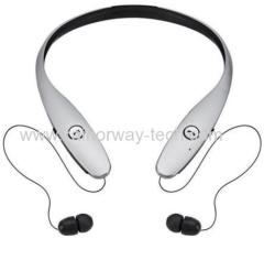 New LG Tone HBS-900 Infinim Stereo Premium Bluetooth Headset Neckband Style Headphone Silver