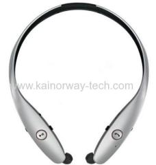 New LG Tone HBS-900 Infinim Stereo Premium Bluetooth Headset Neckband Style Headphone Silver