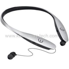 New LG Tone HBS-900 Infinim Stereo Premium Bluetooth Headset Neckband Style Headphone Silver