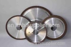 Abrasive diamond and CBN grinding wheel for glass