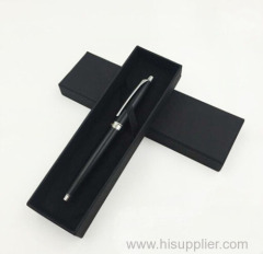 Lid and tray style pen /pencil packaging box with satin lining