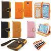 Colorful Synthetic Leather Wallet LG Cell Phone Case with Credit Card For G3