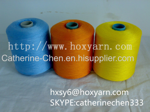 100% virgin polyester spun sewing thread