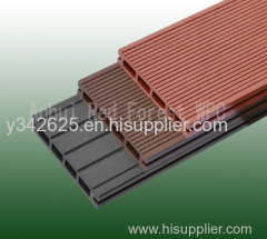 25mm*150mm wpc synthetic hollow decking tiles