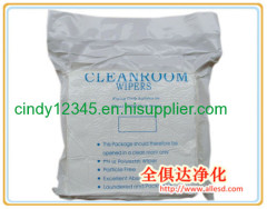 Super quality laser cut dustfree microfiber cleanroom wipe