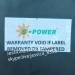 Custom Printed Special High Security Seal Quality Assurance Void Labels Tamper Evident Stickers