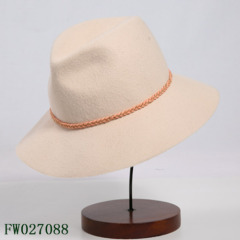 54 colors for choose Wool Felt Hat Winter Warm Hat with wide Brim