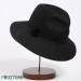 Unisex Black Wool Felt Hat Blank Wholesale