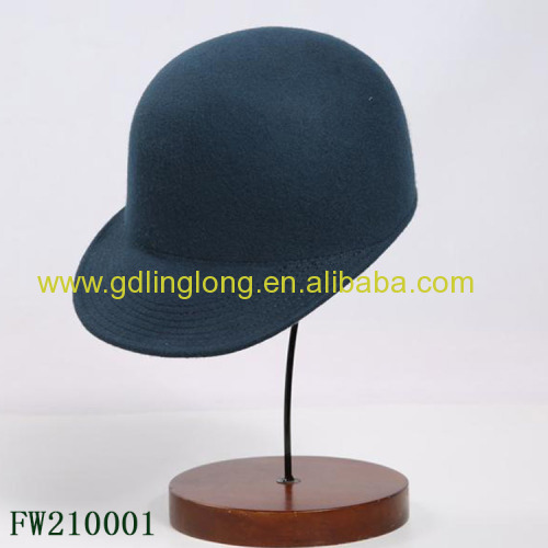 Custom Flat Top Wool Felt Hat Body Wool Felt Unisex Wholesale