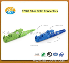 E2000 fiber optic connector/ST LC FC SC MU MTRJ E-200 SMA DIN connector with patch cord supplier hot sell fiberconnector