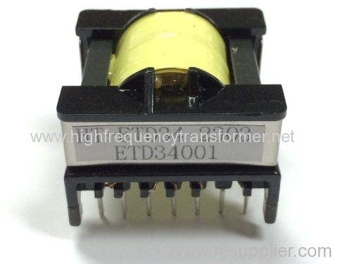 ETD Type High-frequency transformer for both vertical and horizontal