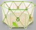 One Band Fold Green Large Baby Playpen Fence With Durable Fabric