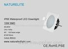 15W LED Downlight Led Ceiling Down Light IP65 Waterproof For Shopping Malls