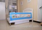 Blue Lovely Cartoon Mesh Bed Guard Rail / Bed Safety Rails For Adults