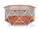 Mesh Adjustable Baby Safety Fence Foldable For Childrens / Crib