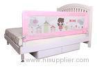 Convenient Single Hand Folding Bed Rails For Adults / Princess Bed Rail Pink