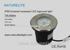 IP65 Led Low Voltage Landscape Light Bulbs Brushed Recessed White Color