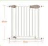 Double Protection Easy Close Adjustable Metal Safety Gate With Door