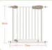 Double Protection Easy Close Adjustable Metal Safety Gate With Door