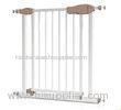 Custom White Metal Safety Gate Keeps Baby / Children / Kids Security