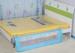 Fold Down Adjustable Bed Rails For Baby Safety In Blue Color